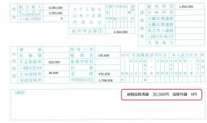 特別徴収税額決定通知書