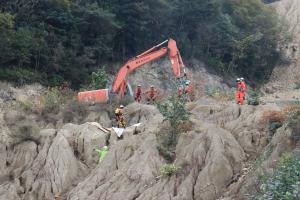 孤立地区からの救出救助訓練