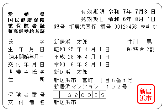 兼高齢受給者証