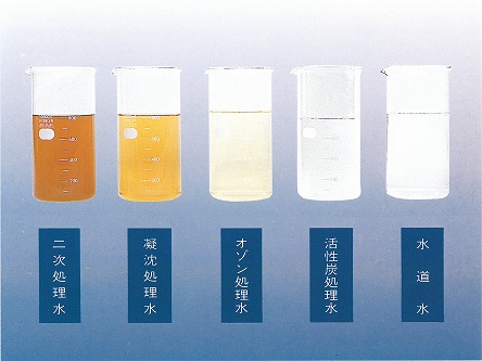 処理水の変化の様子