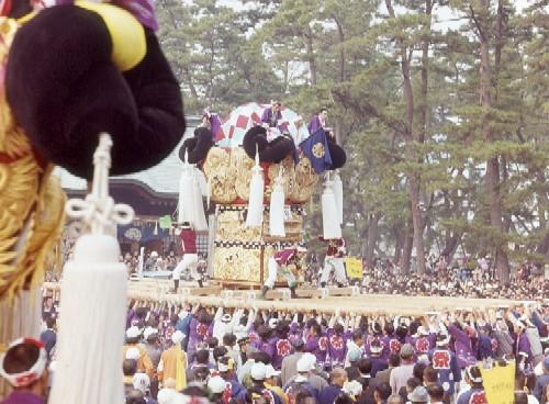 八旛神社かきくらべ（昭和50年前後：松神子）の写真